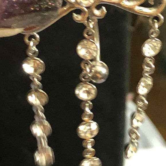 Silver /Rhinestone naval ring - Picture 2 of 2